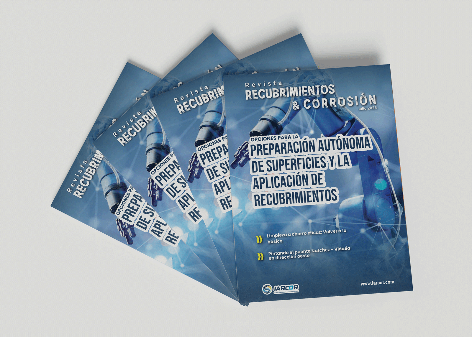 Portada de Recubrimientos y Corrosión, Julio 2025