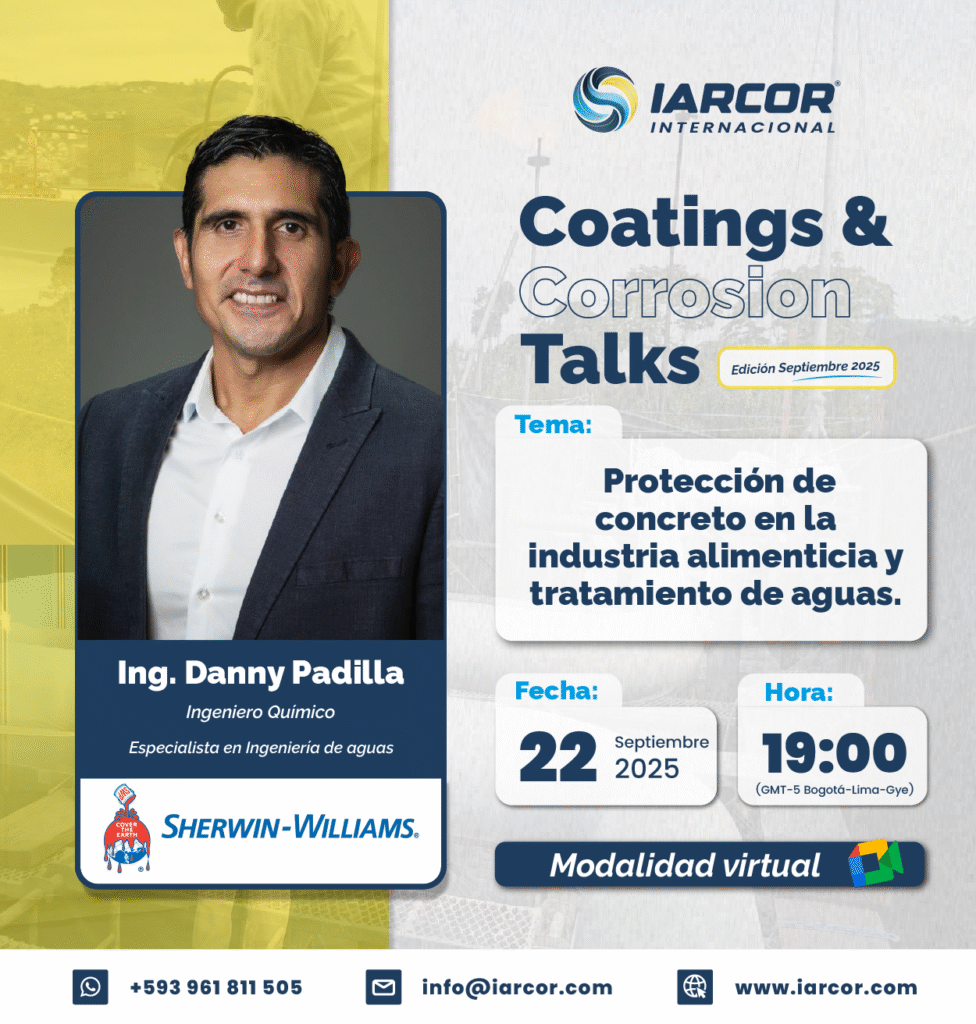 Flyer: Protección de concreto en la industria alimenticia y tratamiento de aguas.