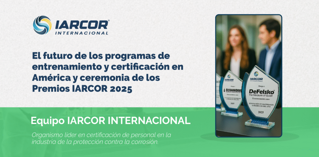 Flyer: Conversatorio N.º 02: El futuro de los programas de entrenamiento y certificación en América y ceremonia de los Premios IARCOR 2025.