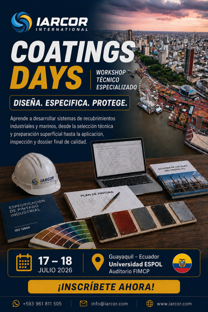 Flyer completo: Coatings Days – Guayaquil, Ecuador