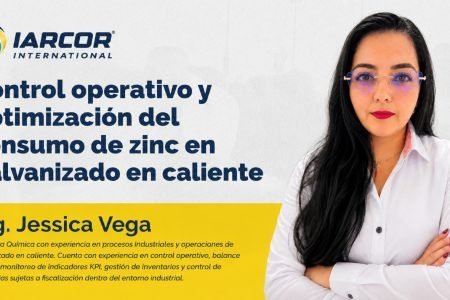 Control operativo y optimización del consumo de zinc en galvanizado en caliente.