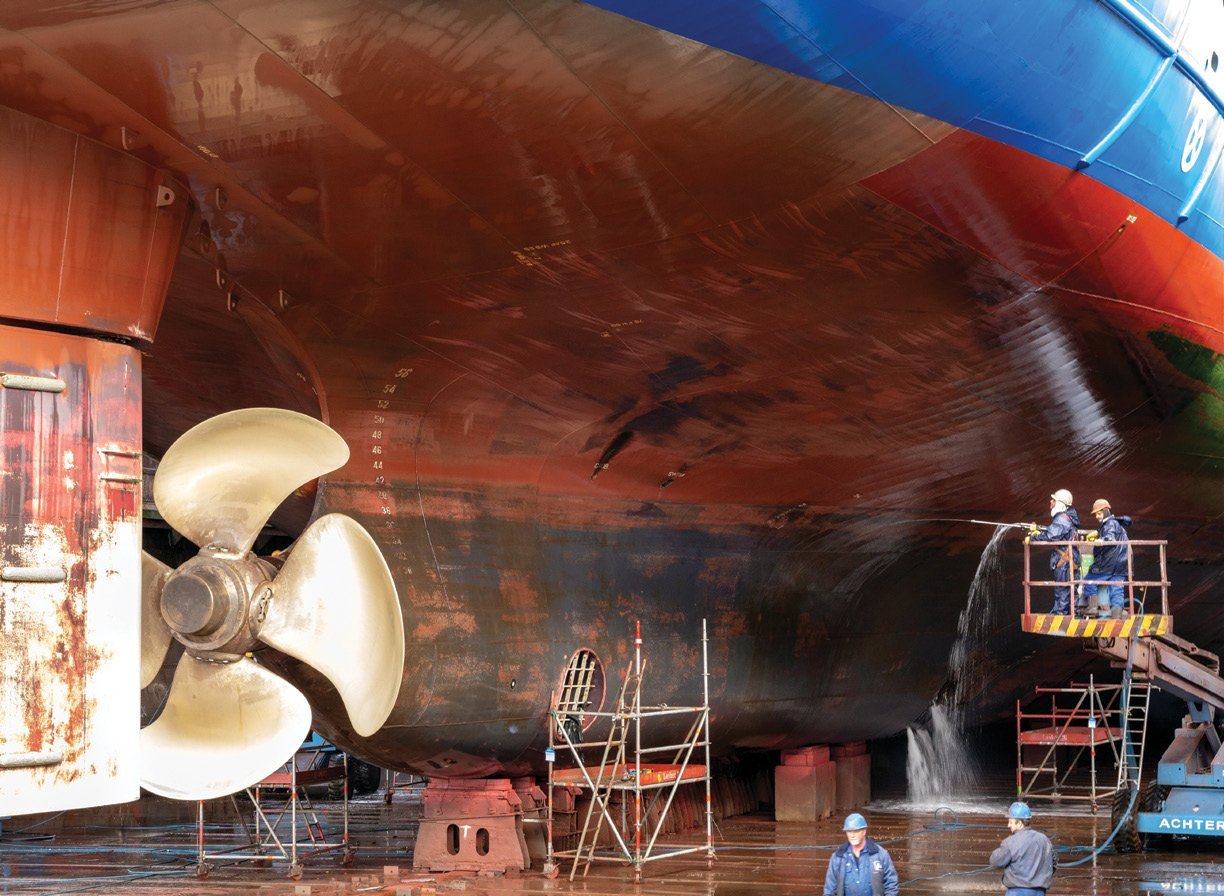 Ilustración del artículo: El futuro de la pintura de barcos, especificaciones, estándares, inspección y más