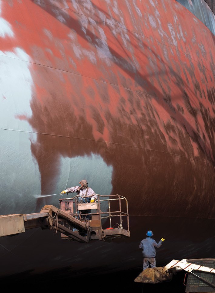 Ilustración del artículo: El futuro de la pintura de barcos, especificaciones, estándares, inspección y más
